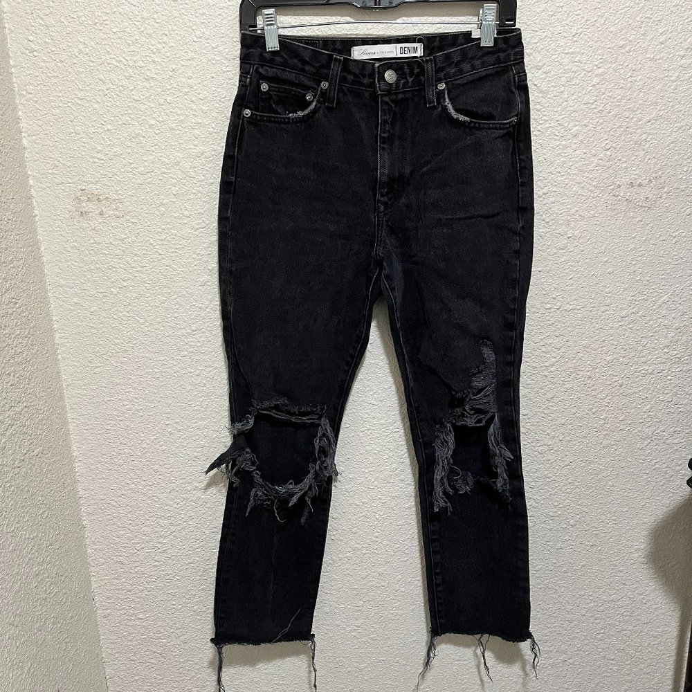 Lovers + Friends Women's Denim Distressed Jeans Size 26
